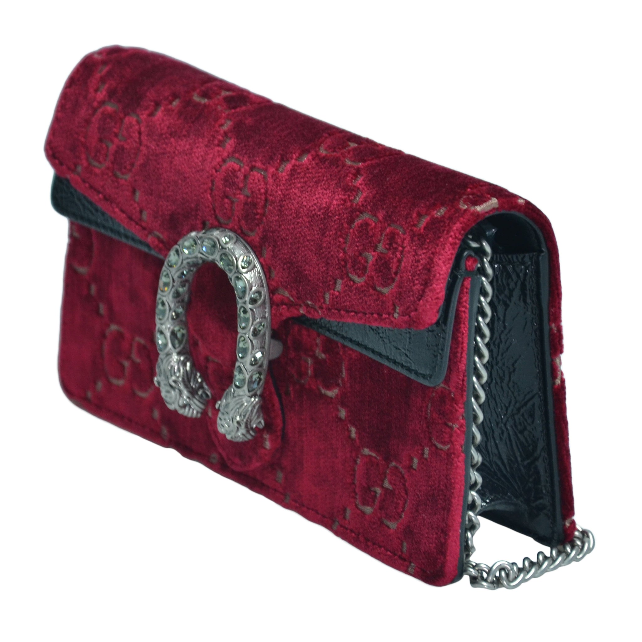 Burgundy Mini GG Dionysus Bag