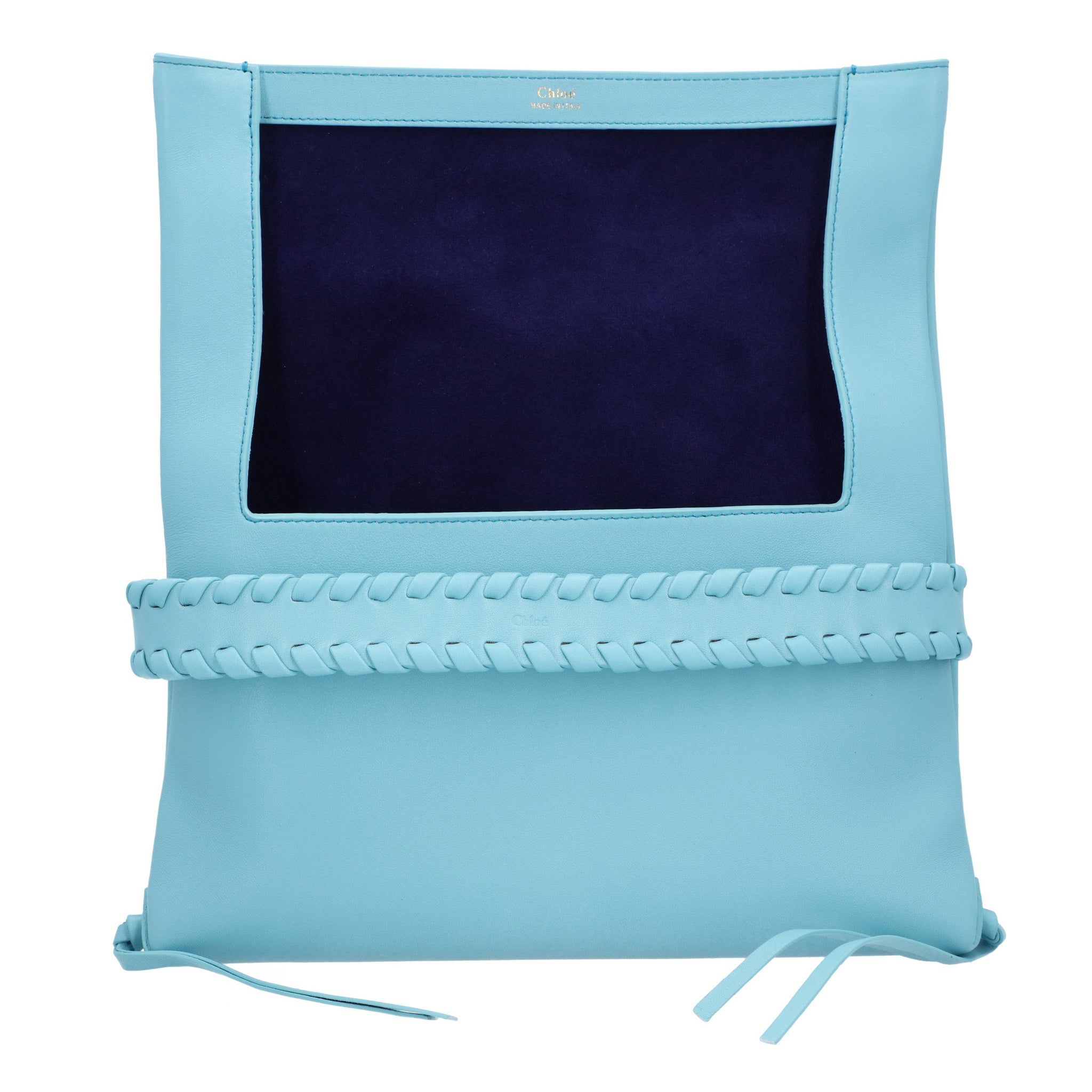 Chloé Mony Clutch Bag Blue