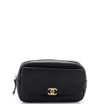 CHANEL Casual Trip Waist Bag Quilted Lambskin