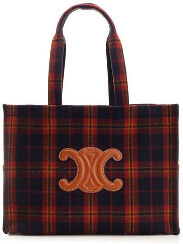 CELINE Women s Textile Large Cabas Shoulder Bag