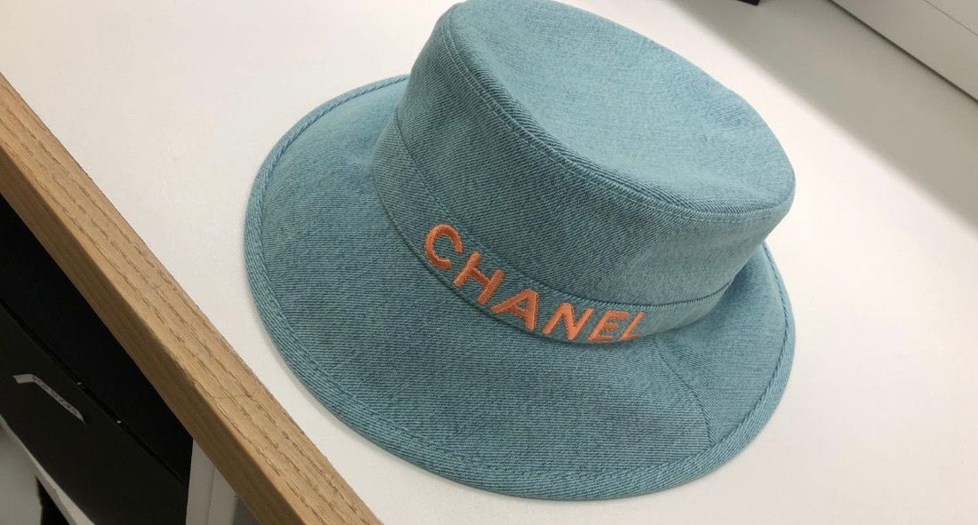 Chanel Bucket Hat (Blue/Orange)