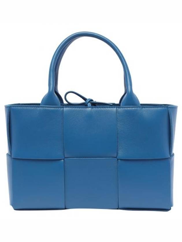Bottega Veneta Arco Mini Tote Bag Blue