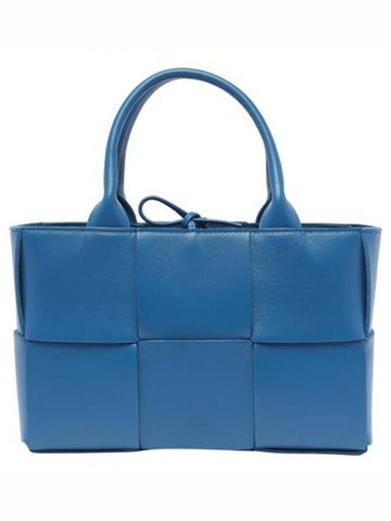 Bottega Veneta Arco Mini Tote Bag Blue