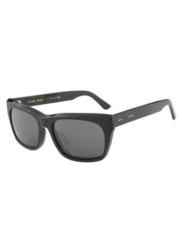 CELINE Eyewear Logo Square Sunglasses Black