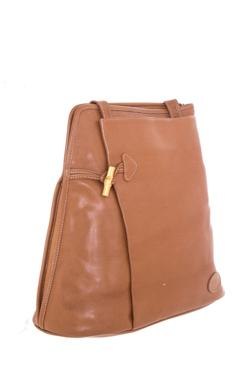 Longchamp Vintage Caramel Shoulder Bag