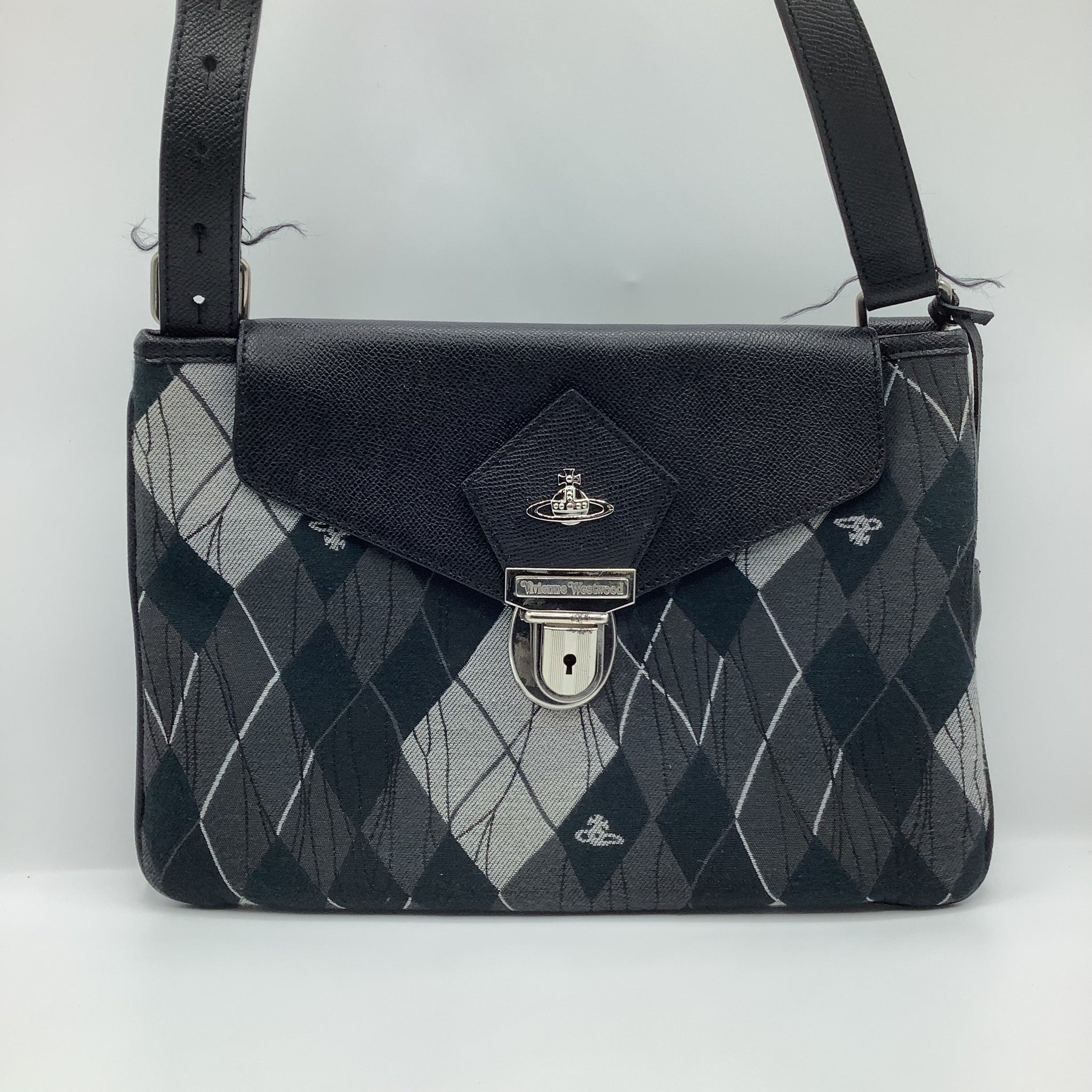 Vivienne Westwood Envelope Clutch with Crossbody Strap