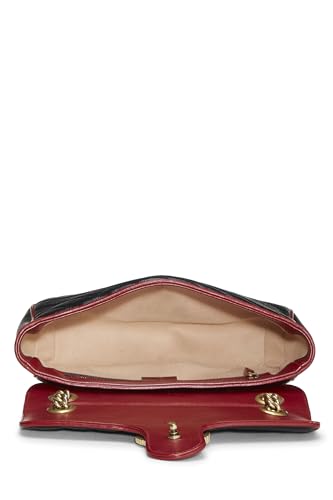 Gucci, Black Leather Torchon Marmont Shoulder Bag Small, Multi