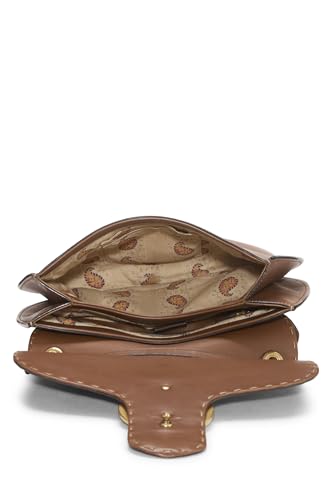 Gucci, Brown Leather GG Animalier Marmont Shoulder Bag, Brown