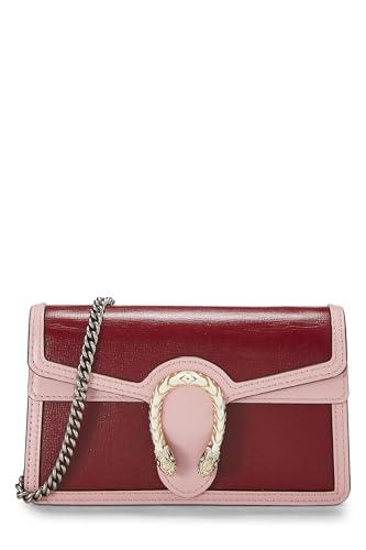Gucci, Pink Leather Dionysus Shoulder Bag Super Mini, Multi