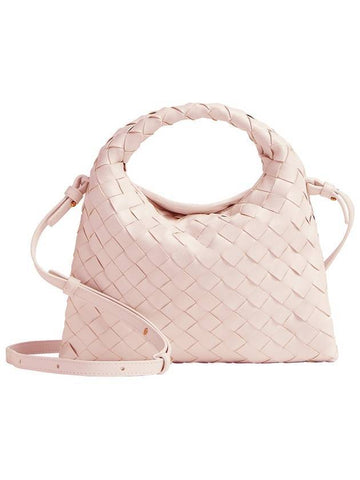 Bottega Veneta Intrecciato Mini Hop Tote Lotus