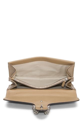 Gucci, Beige Leather Dionysus Shoulder Bag Small, Brown