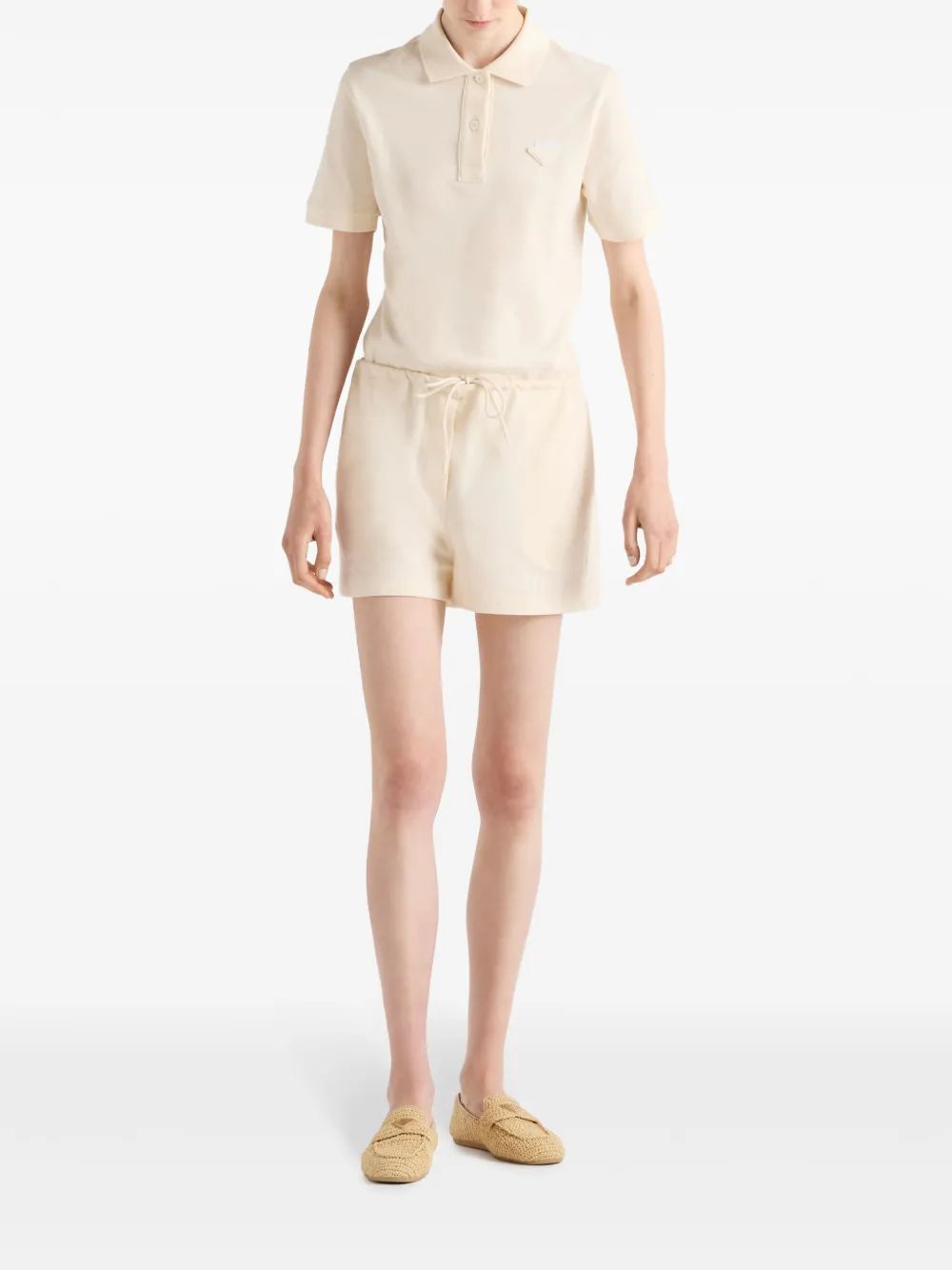 PRADA Cotton Mini Shorts for Women - FW24 Collection