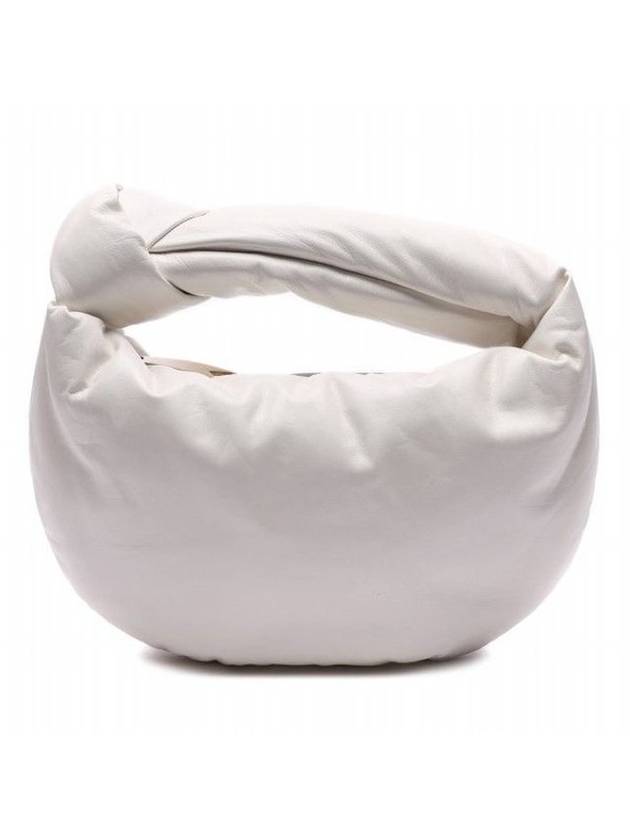 Bottega Veneta Jodie Puffy Mini Tote Bag White
