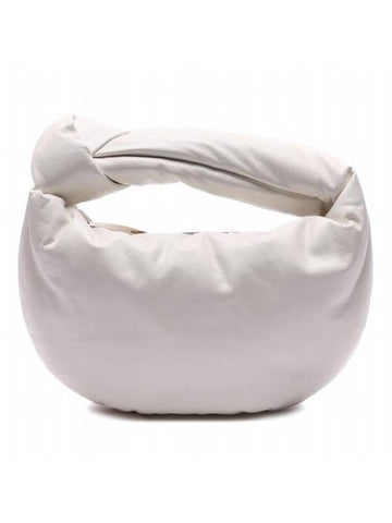 Bottega Veneta Jodie Puffy Mini Tote Bag White