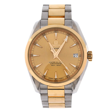 Omega Seamaster Aqua Terra 150M Co-Axial Master Chronometer Automatic Watch Stainless Steel and Yellow Gold 38