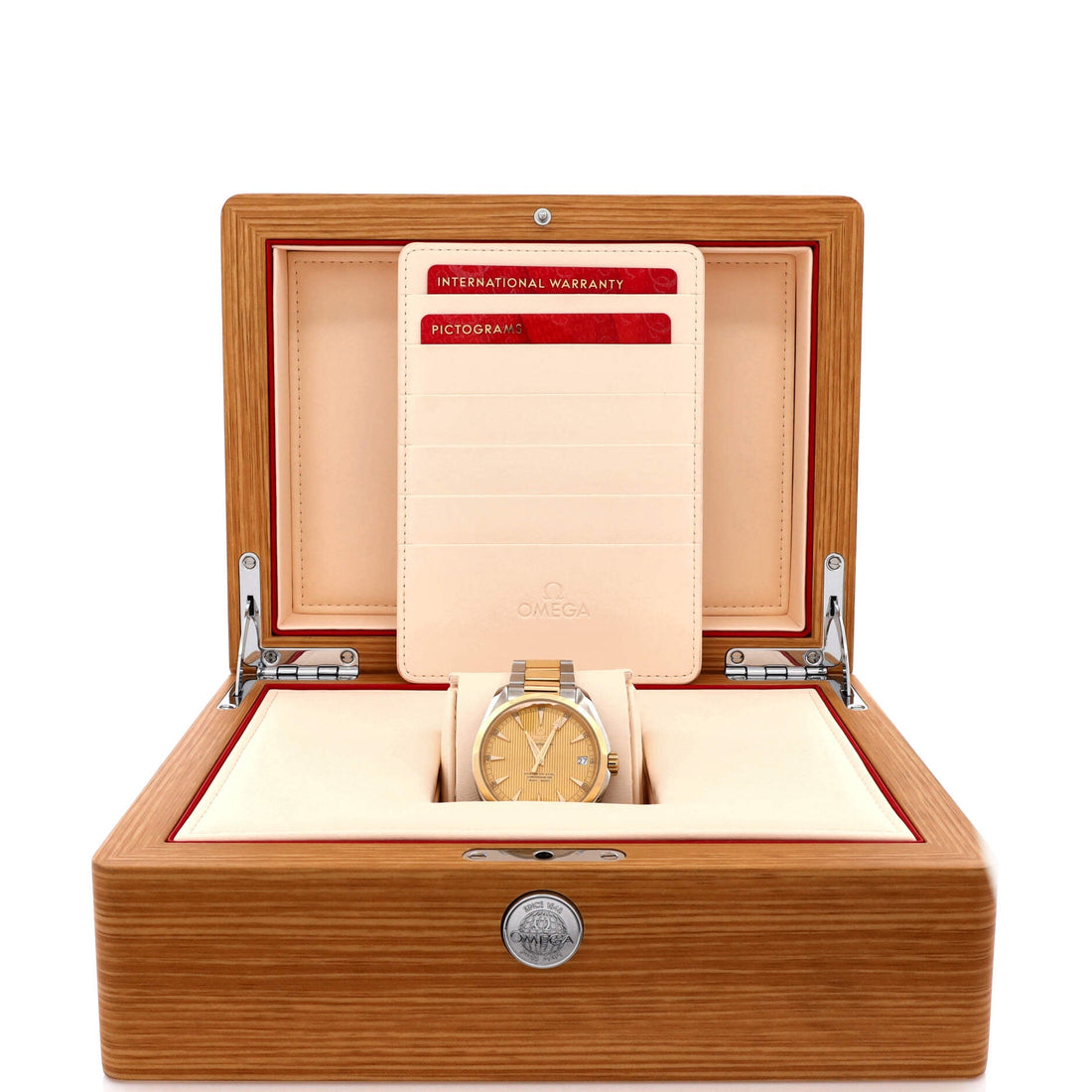 Omega Seamaster Aqua Terra 150M Co-Axial Master Chronometer Automatic Watch Stainless Steel and Yellow Gold 38