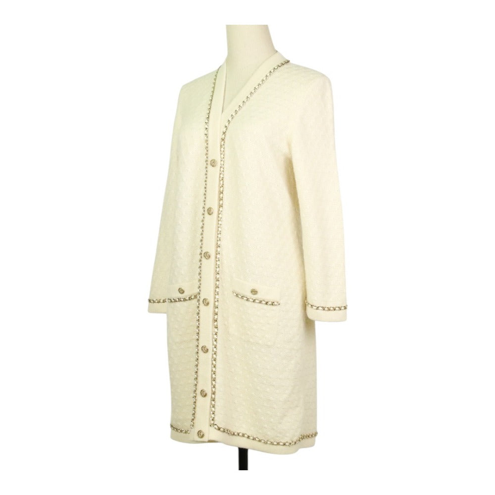 Chanel 23B Long Cardigan Coat Cashmere