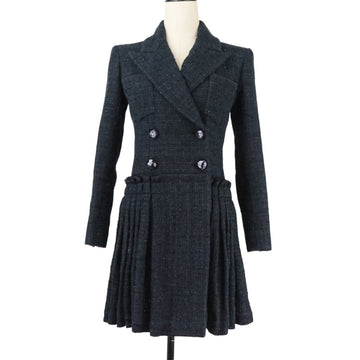 Chanel P64017 Tweed Double-Breasted Dress