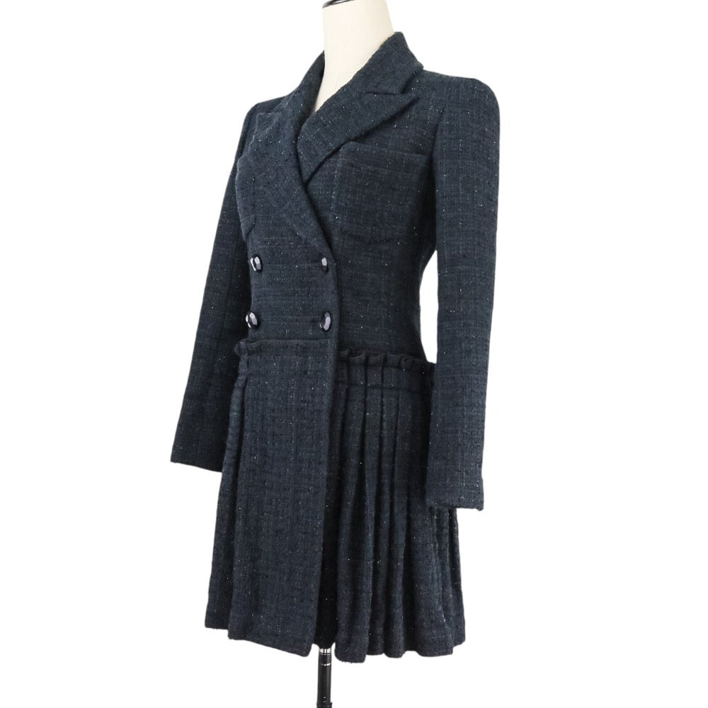 Chanel P64017 Tweed Double-Breasted Dress