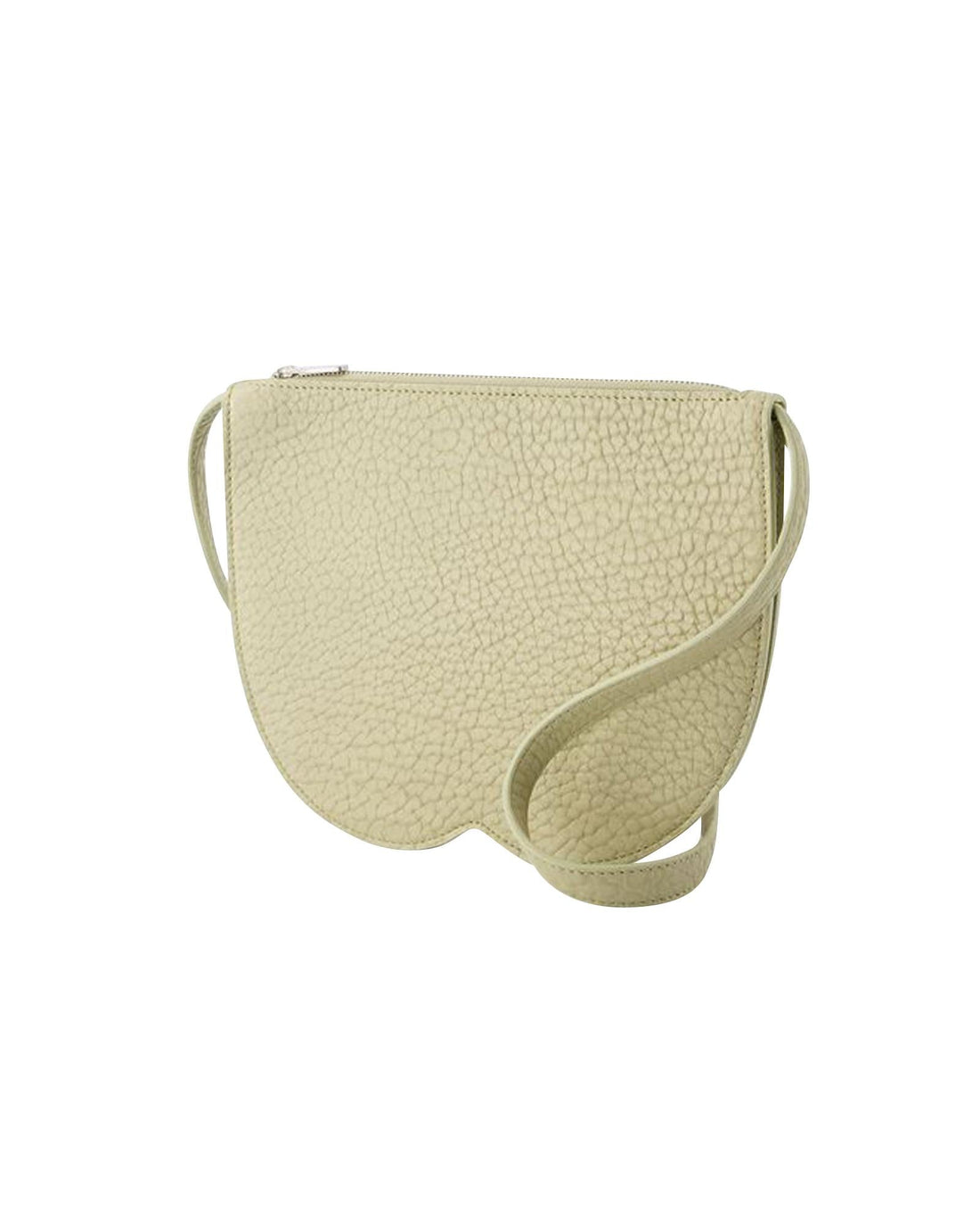 Burberry Pebble Leather Crossbody Bag Women Beige Clutch Bags