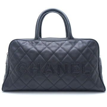 Chanel Caviar Patent Leather Bowling Bag A15685