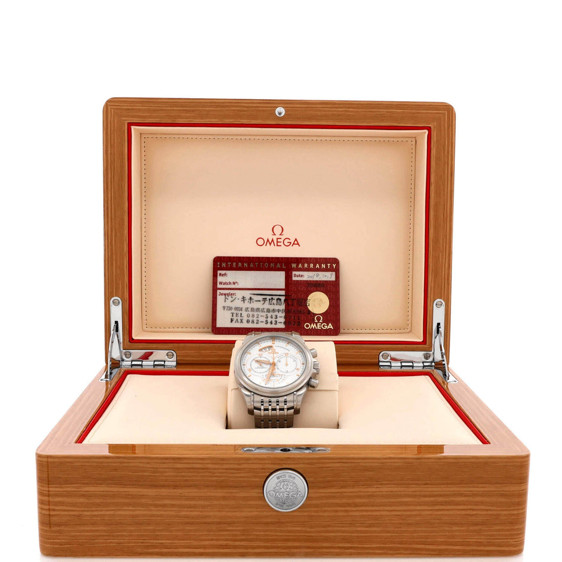 Omega De Ville Chronoscope Co-Axial Rattrapante Automatic Watch Stainless Steel 41