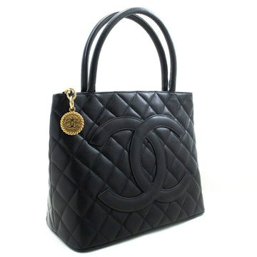 Top Quality Chanel Gold Medallion Caviar Shoulder Bag Grand Shopping Tote Bk