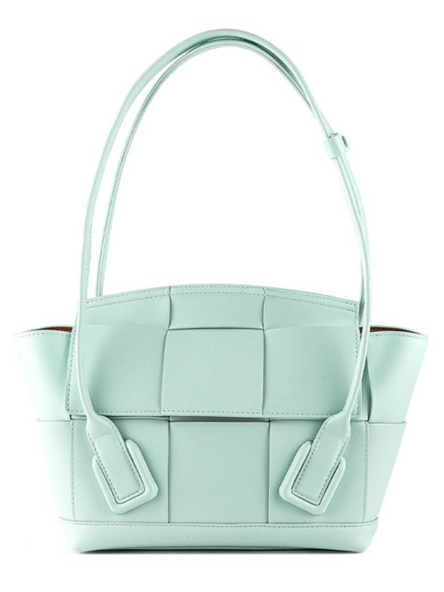 Bottega Veneta Intrecciato Arco Tote Bag Blue