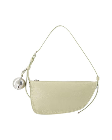 Burberry Small Leather Shoulder Bag Women Beige