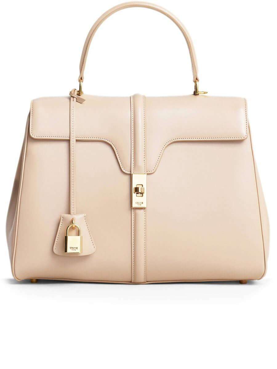 Medium 16 Bag in Nude Satinated Calfskin