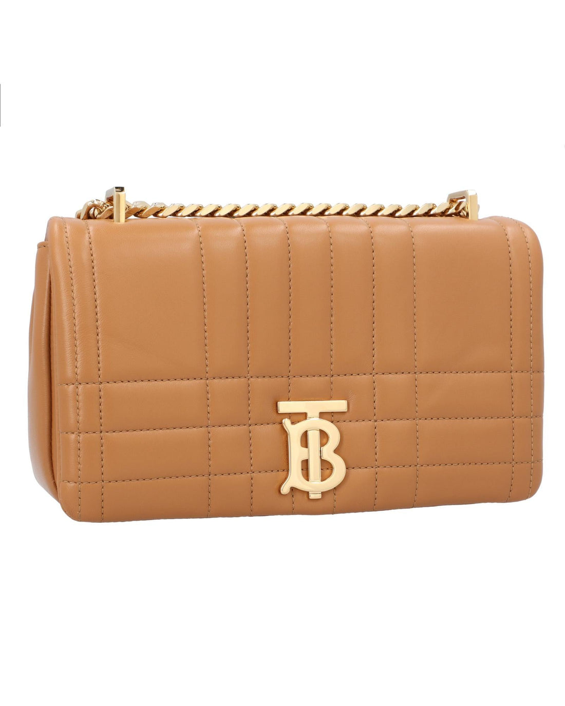 Burberry Quilted Leather Crossbody Bag Women Brown | Brown Shoulder Bags