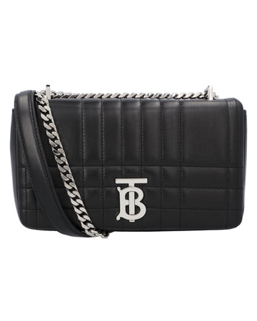 Burberry TB Bag Quilted Leather Shoulder Bag Women Black | Black