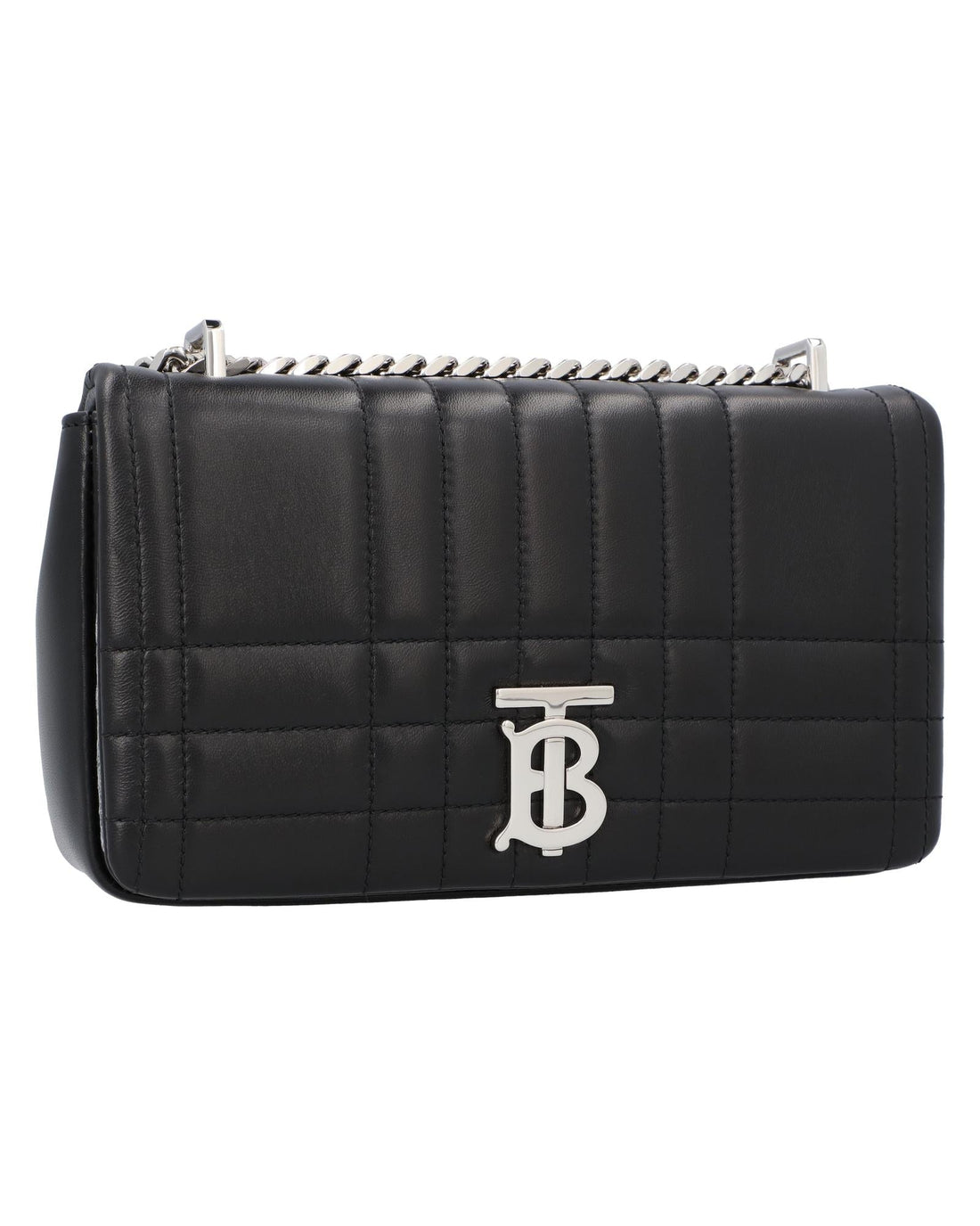Burberry TB Bag Quilted Leather Shoulder Bag Women Black | Black