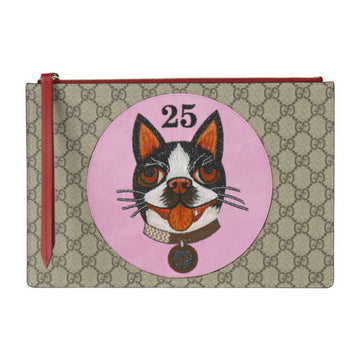 Gucci    Color Gg Supreme Clutch Bag