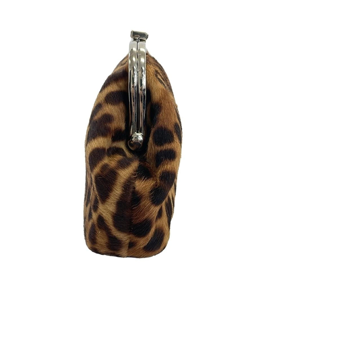 D&G Leopard Unborn Dark Brown Clutch