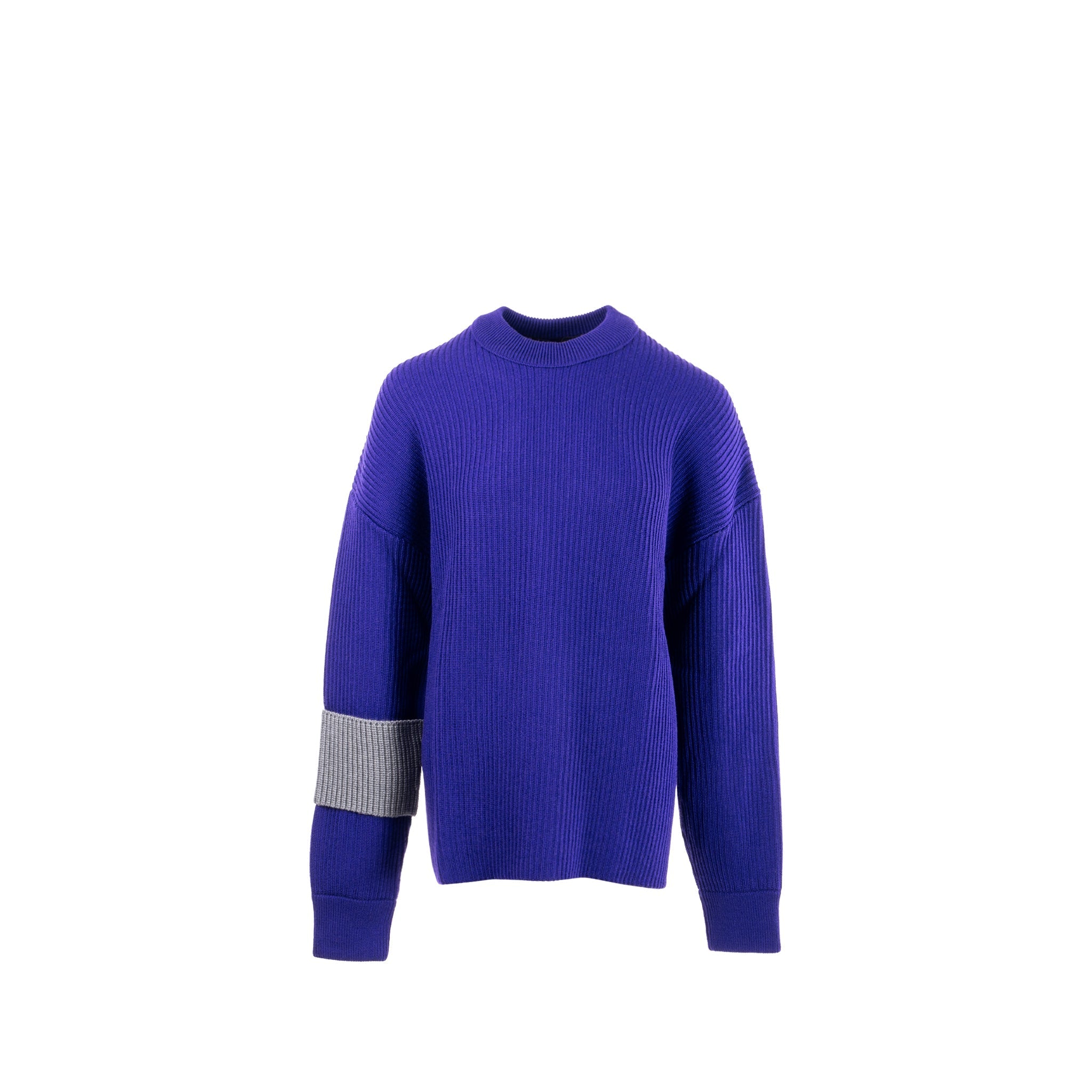 Louis Vuitton Size S Asia Limited World Sweater Wool Purple/Grey