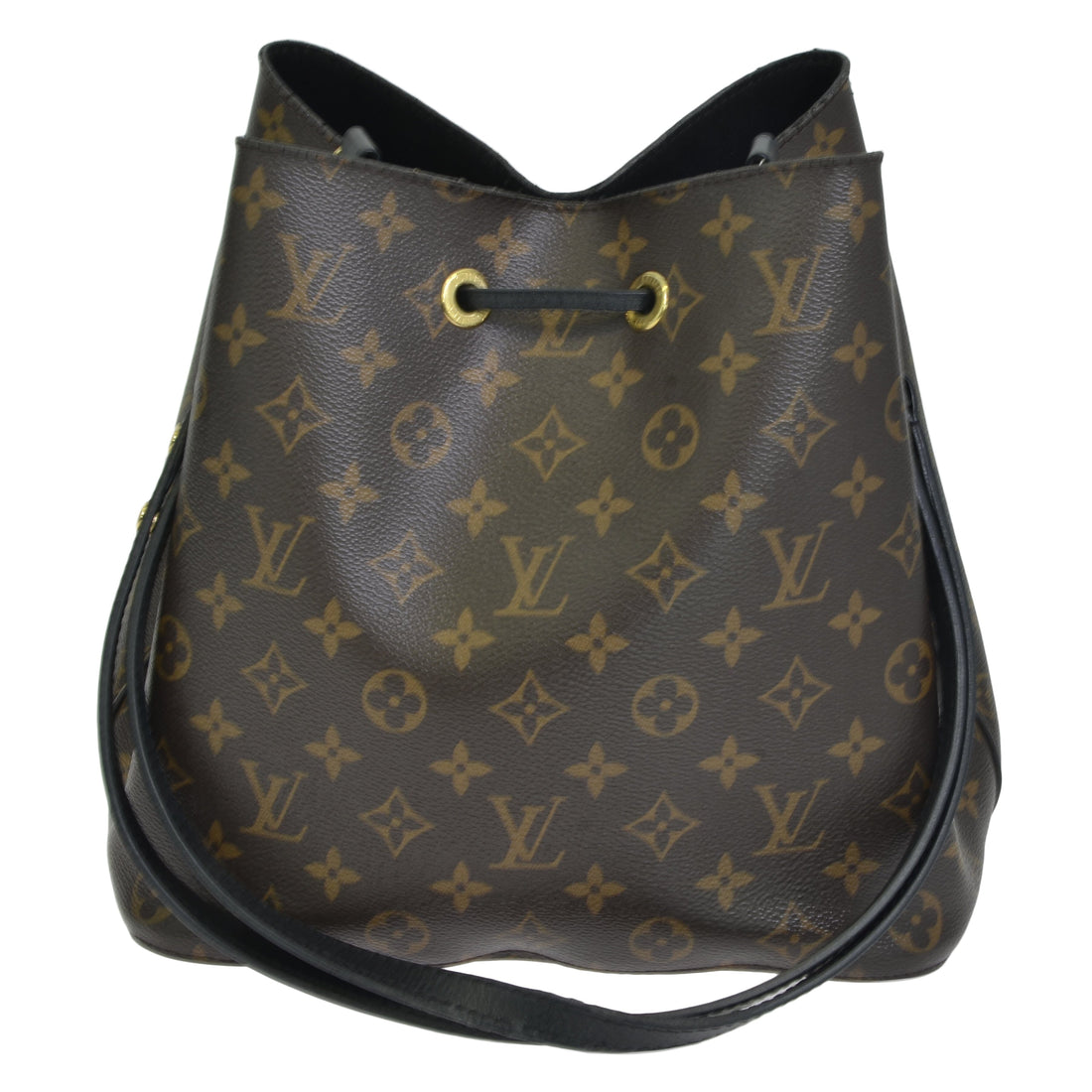Brown/Black Monogram Neo Noe Bag