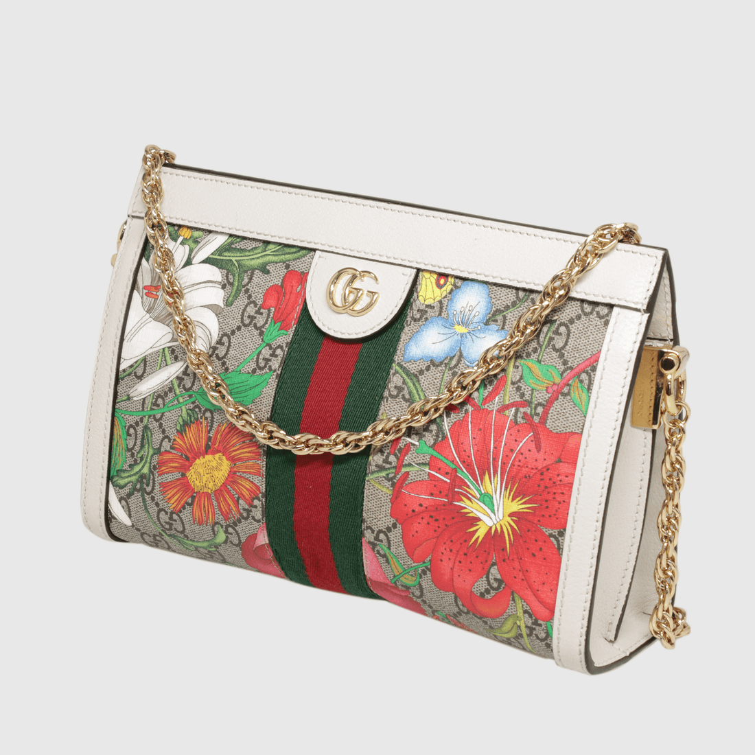 Ophidia GG Flora Small Shoulder Bag