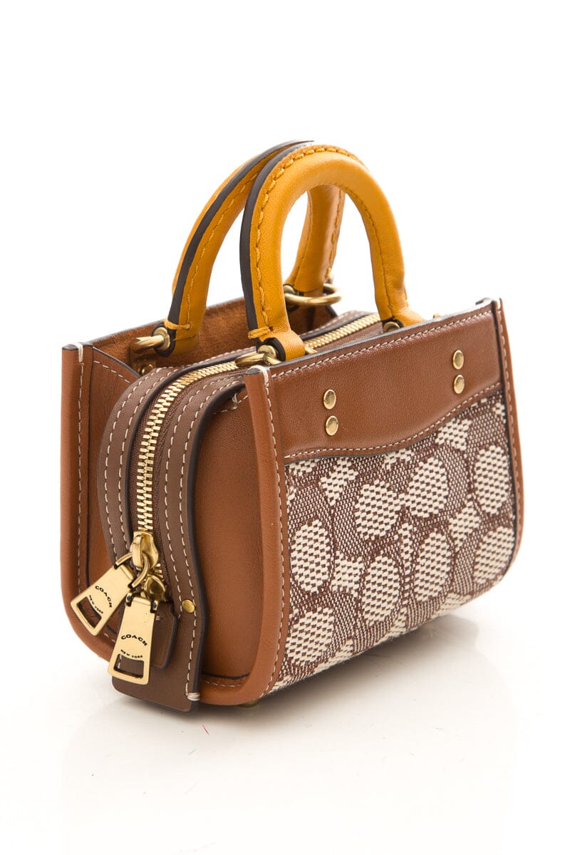 Coach Brown Mini Cross-Body