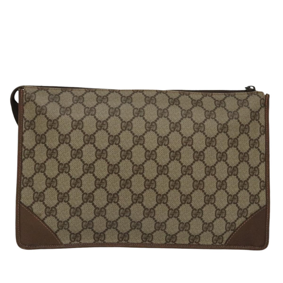 Gucci Gg Supreme  Canvas Clutch Bag