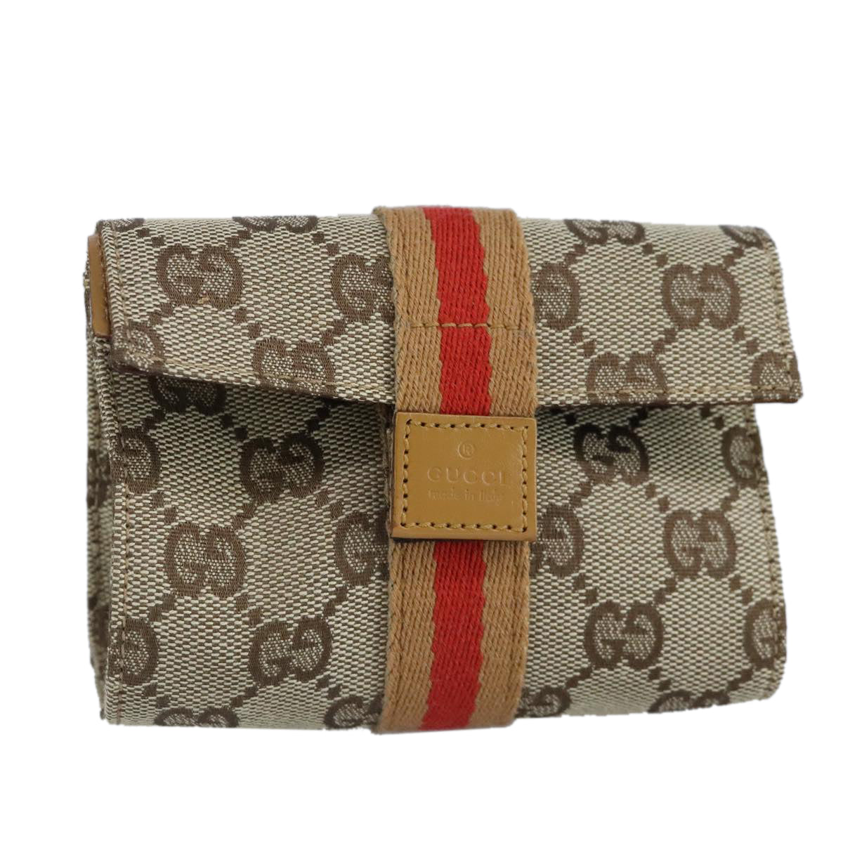 Gucci Sherry  Canvas Clutch Bag
