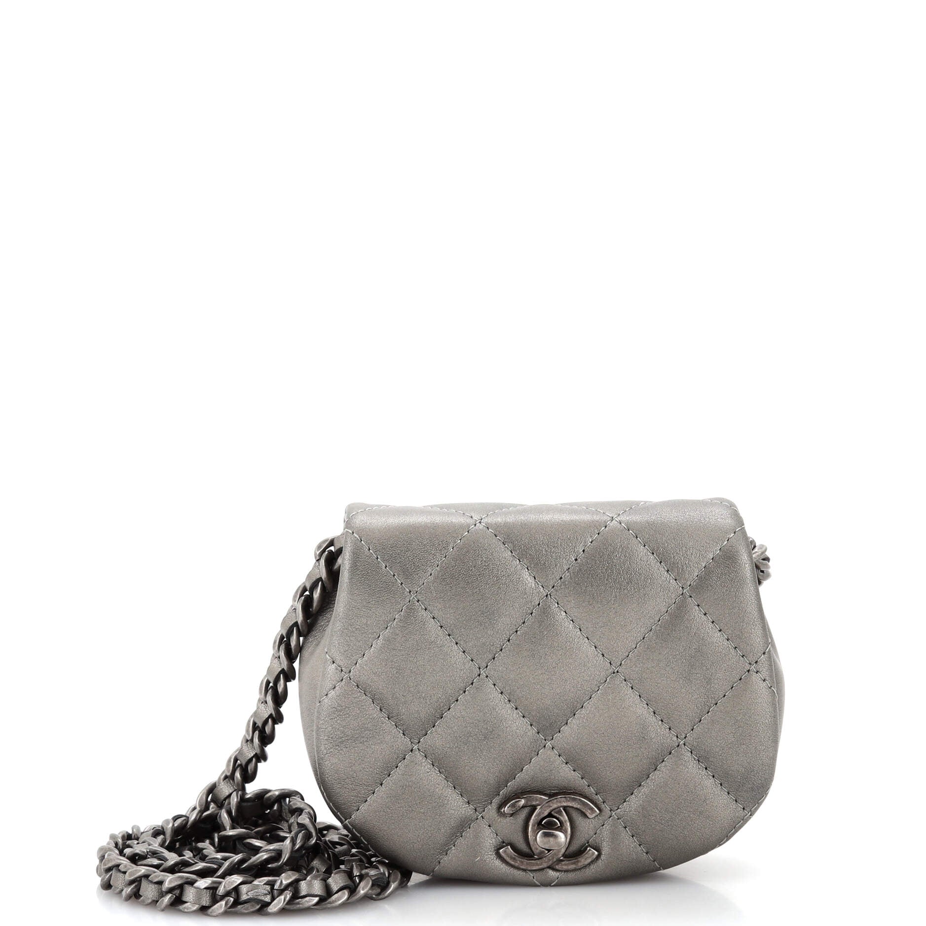 CHANEL Coco Mail Clutch with Chain Quilted Calfskin Mini