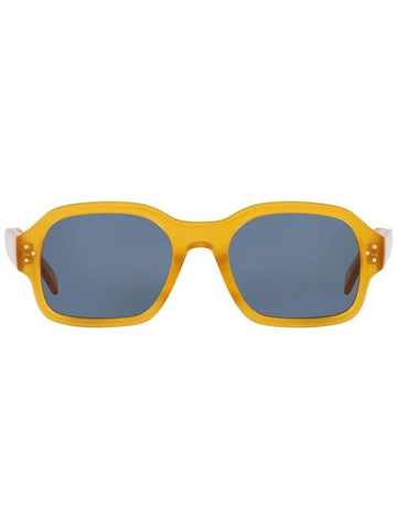 CELINE Eyewear Square Acetate Sunglasses Yellow