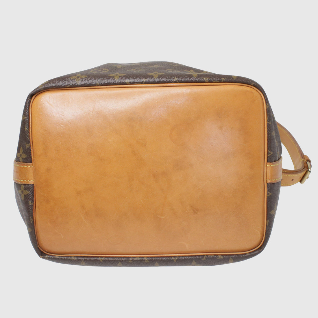 Brown Monogram Petite Noe Shoulder Bag