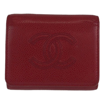 Chanel Caviar Skin Trifold Wallet