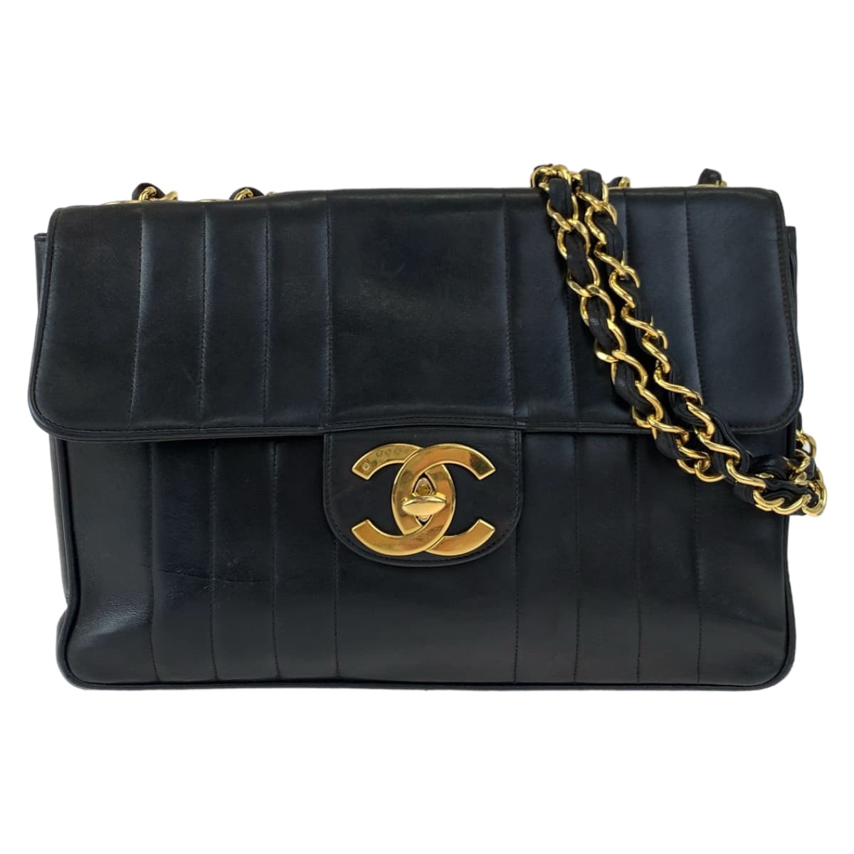 Chanel Vintage Mademoiselle Lambskin Shoulder Bag