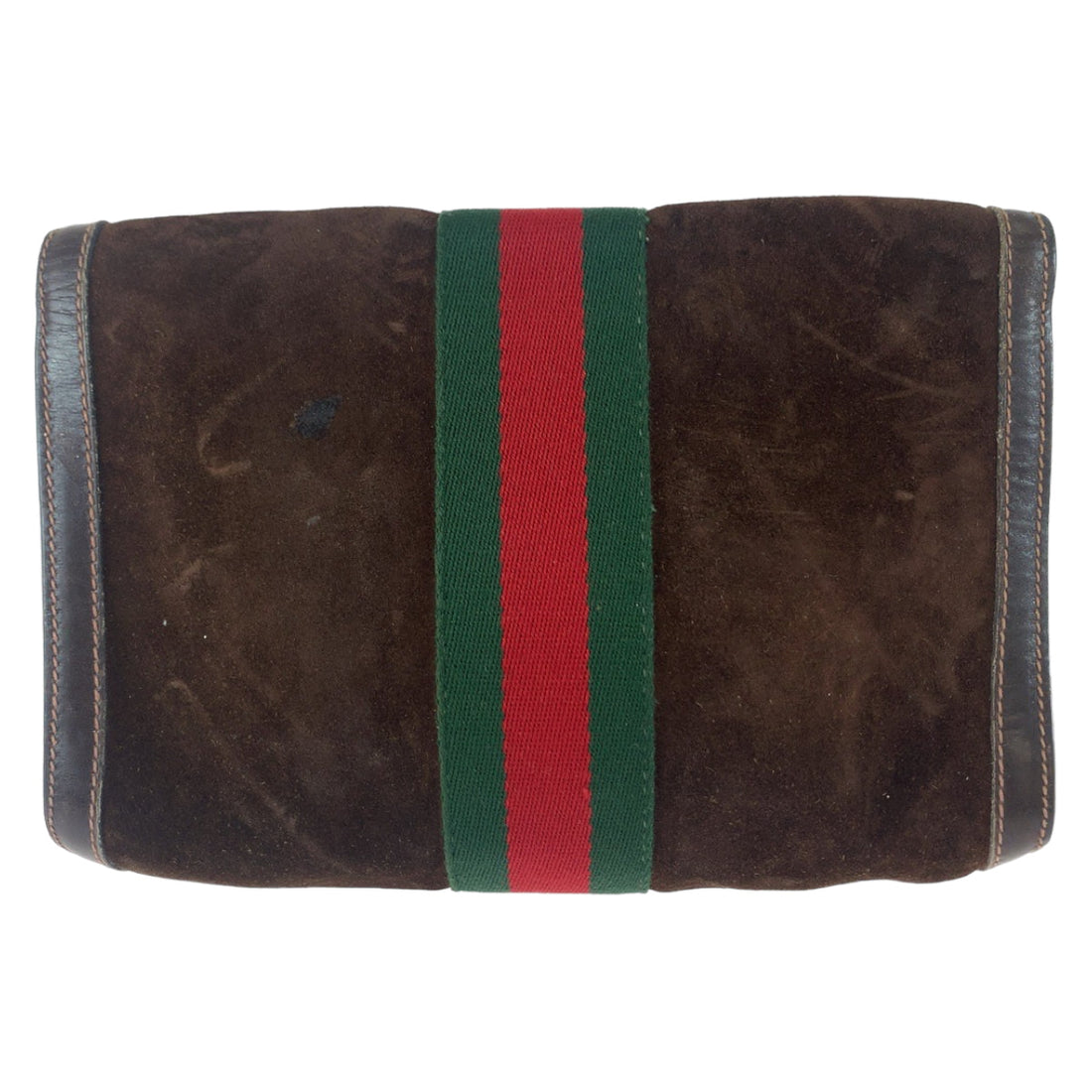 Gucci Vintage Suede Leather Clutch Bag
