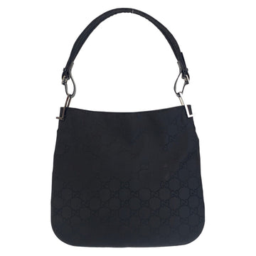 Gucci GG Canvas Shoulder Bag Black