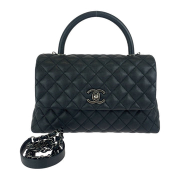Chanel Caviar Coco Handle Large Handbag