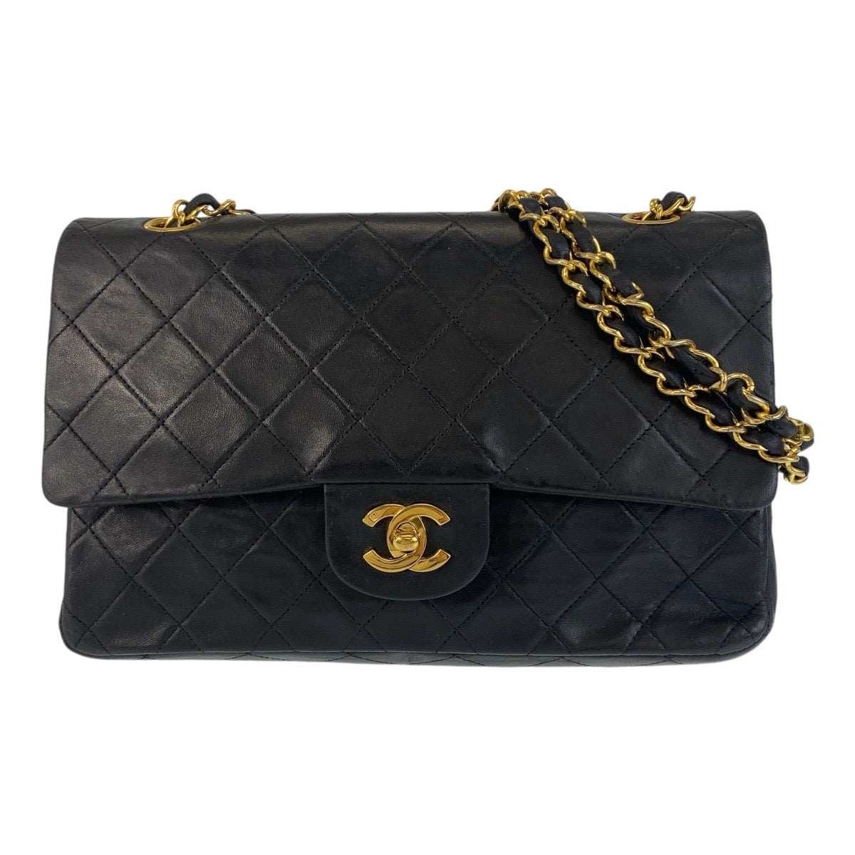 Chanel Vintage Matelasse Double Flap Shoulder Bag